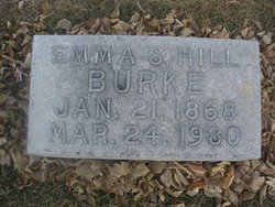 Emma Sarah <I>Hill</I> Burke 