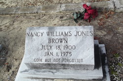 Nancy Frances <I>Williams Jones</I> Brown 