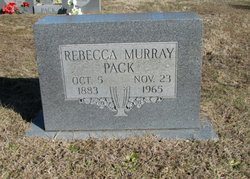 Rebecca <I>Murray</I> Pack 