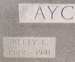Bettie L <I>Yow</I> Aycoth 