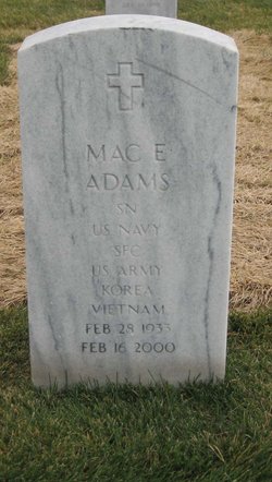 SFC Mac Eugene Adams 