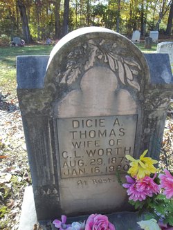 Dicie A. <I>Thomas</I> Worth 