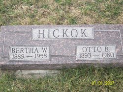Bertha Wilhelmina <I>Voss</I> Hickok 