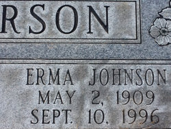 Erma <I>Johnson</I> Anderson 