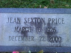 Jean Ann <I>Sexton</I> Price 