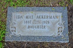 Ida Mae <I>Coles</I> Ackerman 