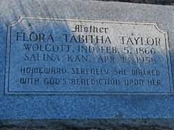 Flora Tabitha <I>Taylor</I> Bailey 