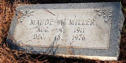 Maude <I>Albritton</I> Miller 