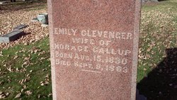 Emily “Emma” <I>Clevenger</I> Gallup 