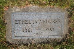 Ethel Ivy <I>Becher</I> Forbes 