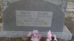 Mattie L. <I>Jacobs</I> Foster 