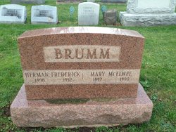 Mary E <I>McElwee</I> Brumm 