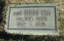 Jane Evelyn <I>Martin</I> Carr 