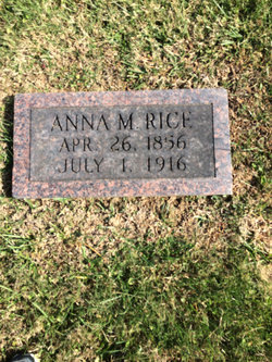 Anna M Rice 
