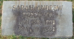 Sarah Andrew Freeman 