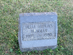 Delia Erma <I>Boykins</I> Hamman 