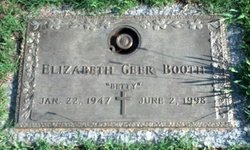 Elizabeth “Betty” <I>Geer</I> Booth 