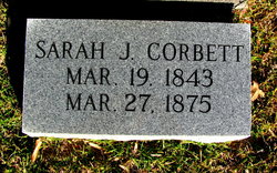 Sarah J. <I>Brock</I> Corbett 