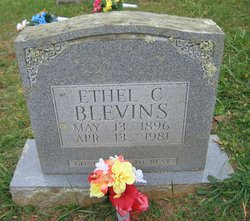 Ethel <I>Clark</I> Blevins 