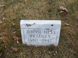 Jennie <I>Hess</I> Bradley 