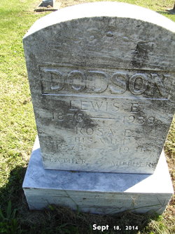 Rosa Ethel <I>Mulford</I> Dodson 