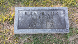 Kola <I>Procter</I> Alderson 