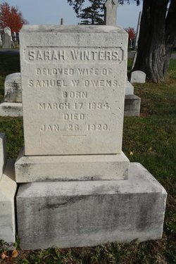 Sarah <I>Winters</I> Owens 
