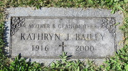 Kathryn J “Katie” <I>Knapp</I> Bailey 