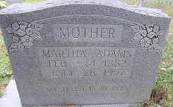 Martha <I>Caudill</I> Adams 