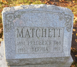 Bertha <I>Merrick</I> Matchett 