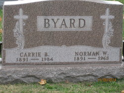 Carrie B <I>Steele</I> Byard 