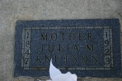 Julia Marie <I>Jensen</I> Knutson 