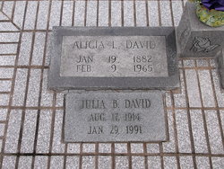 Alicia <I>Lanclos</I> David 