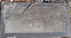 Ester Elizabeth <I>Brown</I> Crispin 