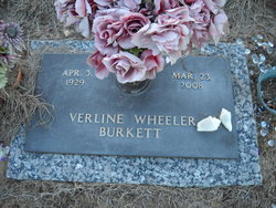 Verline <I>Wheeler</I> Burkett 