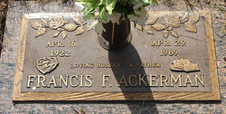 Francis Frederick Ackerman 
