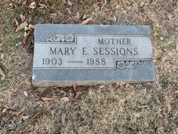 Mary Elizabeth <I>Barnes</I> Sessions 