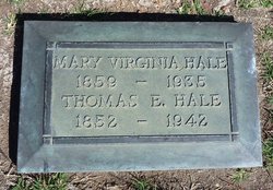 Mary Virginia “Jennie” <I>Fulton</I> Hale 