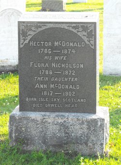 Flora <I>Nicholson</I> McDonald 
