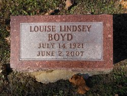 Frances Louise <I>Lindsey</I> Boyd 