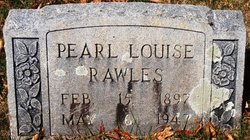 Pearl Louise <I>Dermid</I> Rawles 