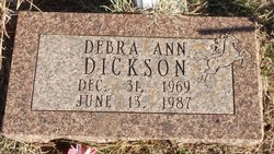 Debra Ann “Debbie” Dickson 