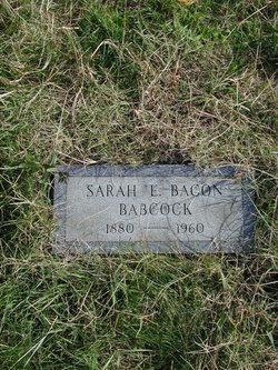 Sarah Elizabeth “Sadie” <I>Bacon</I> Babcock 