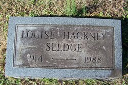 Patsy Louise <I>Hackney</I> Sledge 