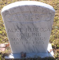 Alice Rebecca <I>Morrow</I> Bolling 