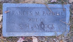 Frances Missouri <I>Parnell</I> Aycock 