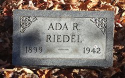 Ada Rachel <I>Arnold</I> Riedel 