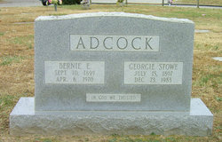 Bernie E Adcock 