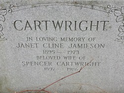 Janet Cline <I>Jamieson</I> Cartwright 