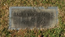 Laura <I>Wright</I> Akers 